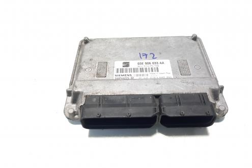 Calculator motor ECU, cod 03E906033AA, Seat Cordoba (6L2), 1.2 benz, BME (idi:560728)