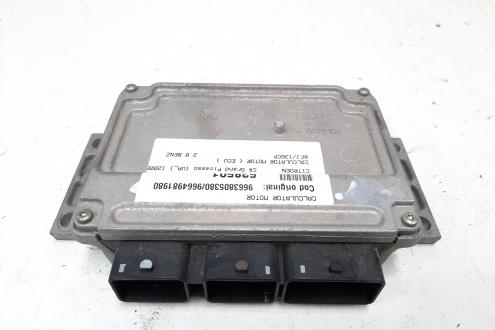 Calculator motor, cod 9663805380, 9664981980, Peugeot 307 CC (3B), 2.0 benz, RFJ (idi:538501)