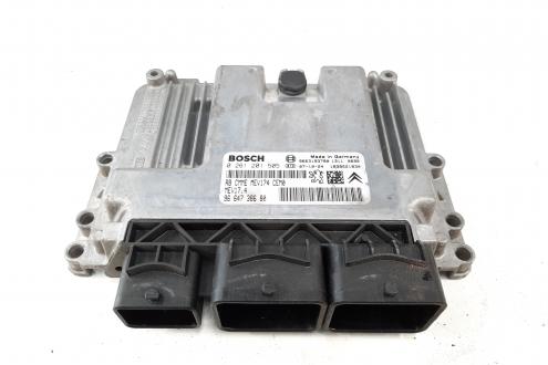 Calculator motor, cod 9663193780, 0261201505, Peugeot 206 SW, 1.6 benz, NFU (idi:538588)