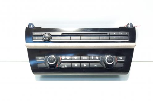 Panou comanda radio CD si climatronic, cod 9236478, Bmw 5 (F10) (id:564241)