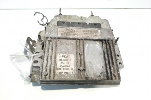 Calculator motor, cod 9643782480, Peugeot 206 SW, 1.4 benz, KFV (idi:538474)