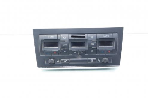 Display AC cu incalzire in scaune, cod 8E0820043BK, Audi A4 Cabriolet (8H7) (idi:565466)