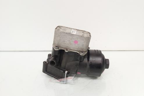 Carcasa filtru ulei cu racitor ulei, cod 03L115389B, 03L117021B, Vw Golf 6 (5K1), 1.6 TDI, CAY (id:568382)