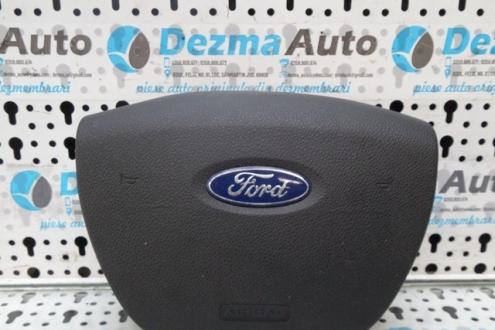 Cod oem: 4M51-A042B85-CD, airbag volan (4 spite) Ford Focus 2 combi 2004-2011