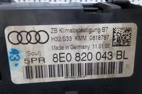 Cod: 8E0820043BL display climatronic, Audi A4 (8EC, B7) 2004-2008, (id:188842)
