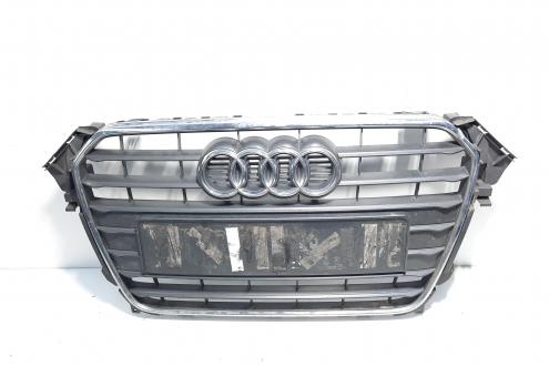 Grila bara fata centrala sus cu sigla, cod 8K0853651E, Audi A4 Avant (8K5, B8) (id:584926)