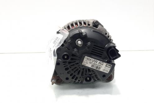 Alternator 180A Valeo, cod 021903026L, Skoda Superb II (3T4), 2.0 TDI, BMP (pr:110747)