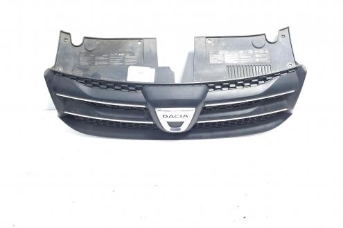 Grila bara fata centrala sus cu sigla, cod 623103971R, Dacia Sandero 2 Stepway (idi:586926)