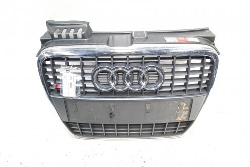 Grila bara fata centrala cu sigla, Audi A4 (8EC, B7) (idi:605557)
