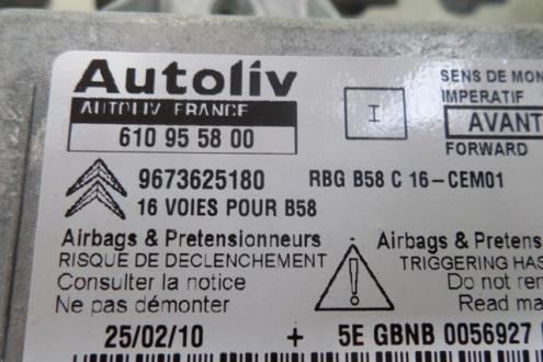 Calculator airbag Citroen C4 Picasso, 9673625180