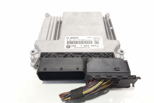 Calculator motor ECU, cod 7823420-01, 0281014572, Bmw 1 Coupe (E82), 2.0 diesel, N47D20C (idi:623045)