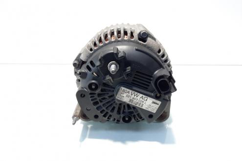 Alternator 180A, Valeo, cod 021903026L, Vw Golf 5 Plus (5M1), 2.0 TDI, BMM (idi:553271)