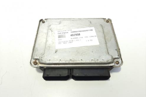 Calculator motor ECU, cod 038906019BH, 0281011199, Skoda Octavia 1 Combi (1U5), 1.9 TDI, ASZ (idi:482958)