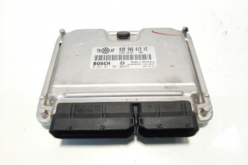 Calculator motor Bosch, cod 038906019KE, 0281011201, Vw Passat Variant (3B6) 1.9 TDI, AWX (idi:539974)