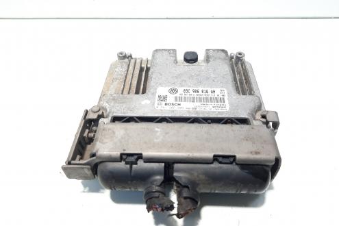 Calculator motor ECU, cod 03C906016AH, VW Eos (1F7, 1F8), 1.4 TSI, CAXA (idi:557525)