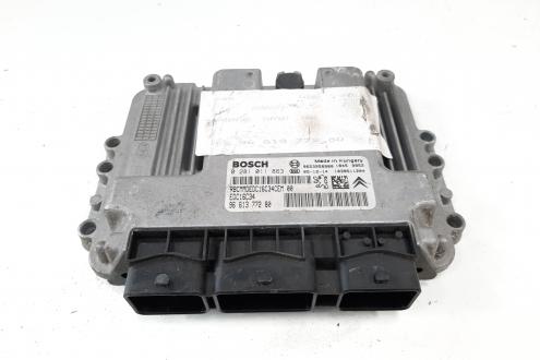 Calculator motor ECU, cod 9653958980, 0281011863, Peugeot 308 SW, 1.6 HDI, 9HX (idi:538549)