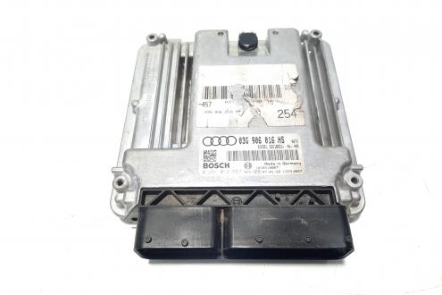 Calculator motor ECU, cod 03G906016HS, 0281012557, Audi A6 Avant (4F5, C6), 2.0 TDI, BRE (idi:552546)
