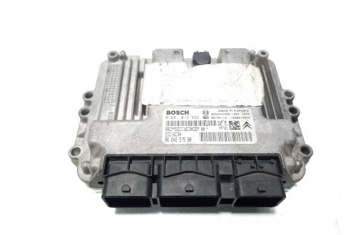 Calculator motor ECU, cod 9664257580, 0281013332, Peugeot 206 CC, 1.6 HDI, 9HZ (idi:565587)