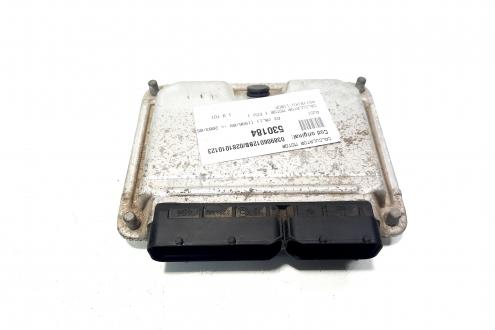 Calculator motor ECU, cod 038906012BB, 0281010123, VW Golf 4 (1J1), 1.9 TDI, ASV (idi:530184)