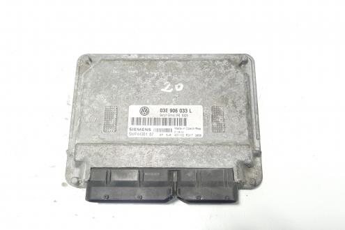 Calculator motor Siemens, cod 03E906033L, 5WP44301, Skoda Fabia 1 Sedan (6Y3) 1.2 benz, BMD (idi:495896)