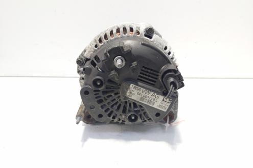 Alternator 180A, Valeo, cod 021903026L, Vw Passat (3C2) 2.0 TDI, BKP (id:638519)