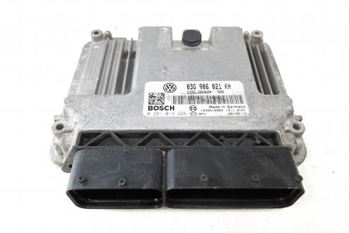 Calculator motor Bosch, cod 03G906021KH, 0281013226, Skoda Superb II (3T4) 1.9 TDI, BXE (idi:538663)