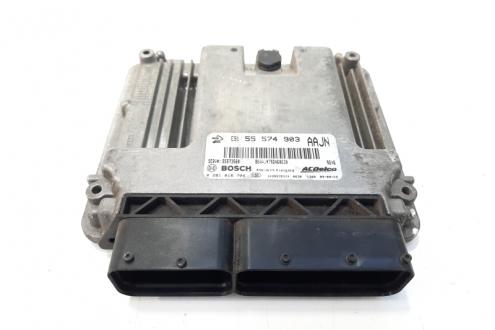 Calculator motor ECU, cod GM55574903, 0281016704, Opel Astra J Combi, 2.0 CDTI, A20DTH (idi:492035)