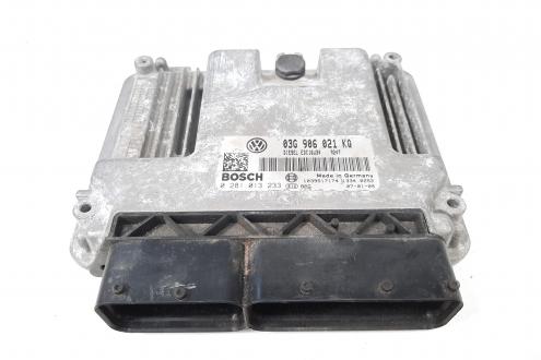 Calculator motor ECU, cod 03G906021KQ, 0281013233, Skoda Octavia 2 Combi (1Z5), 1.9 TDI, BXE (idi:538681)