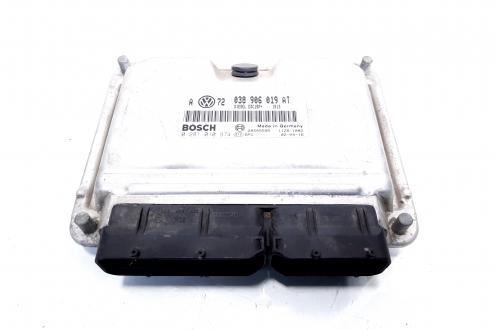 Calculator motor ECU, cod 038906019AT, 0281010974, Skoda Octavia 1 Combi (1U5),1.9 TDI, AXR (idi:526898)