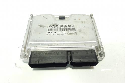 Calculator motor ECU Bosch, cod 038906019KD, 0281011205, Audi A4 (8E2, B6), 1.9 TDI, AVF (idi:491633)