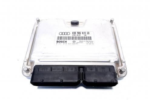 Calculator motor ECU, cod 038906019GD, 0281010844, Audi A6 Avant (4B5, C5), 1.9 TDI, AVF (idi:526883)