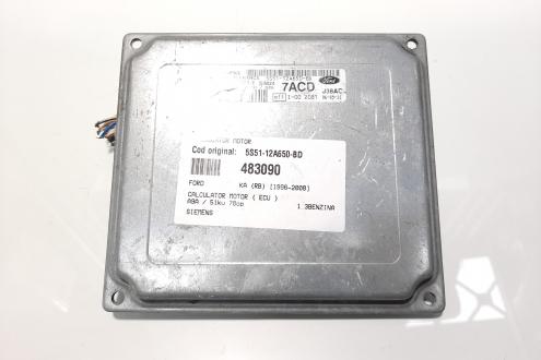 Calculator motor ECU Siemens, cod 5S51-12A650-BD, Peugeot 306, 1.3 benz, A9A (idi:483090)