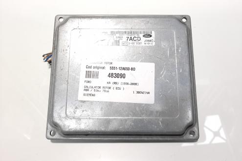 Calculator motor ECU Siemens, cod 5S51-12A650-BD, Peugeot 306, 1.3 benz, A9A (idi:483090)