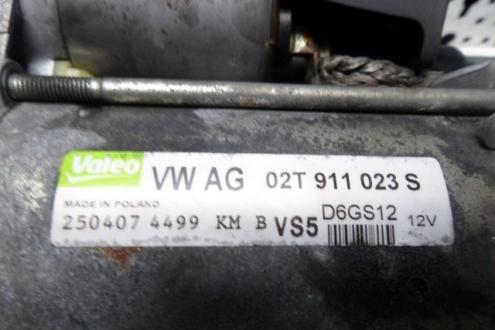 Cod oem: 02T911023S, electromotor Skoda Octavia 2 Combi 1.4B