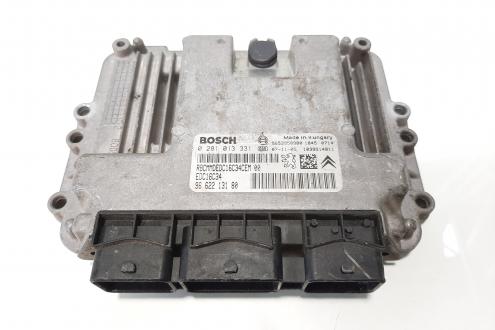 Calculator motor ECU, cod 9662213180, Citroen C4 (I) coupe, 1.6 HDI, 9HX (idi:483411)