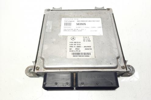 Calculator motor ECU, cod A6519005301, A6519013301, Mercedes Clasa C (W204), 2.2 CDI, OM651911 (idi:503926)