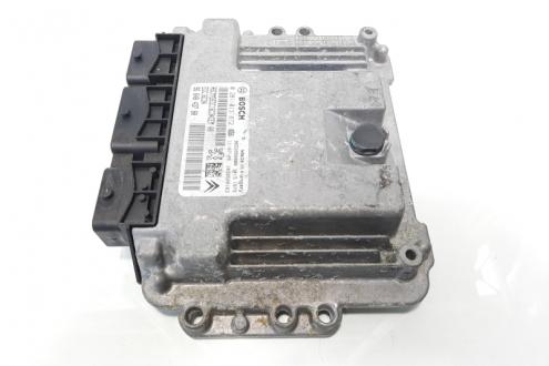 Calculator motor ECU Bosch, cod 9664843780, 0281013872, Peugeot 407, 1.6 HDI, 9HZ (idi:483386)