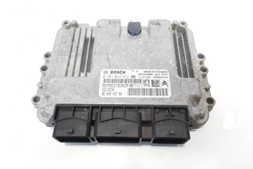 Calculator motor ECU Bosch, cod 9664843780, 0281013872, Peugeot 206 CC, 1.6 HDI, 9HZ (idi:483386)