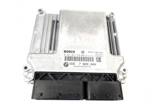 Calculator motor ECU, cod 7809000, 0281014238, Bmw 5 Touring (E61), 2.0 diesel, N47D20A (idi:426175)