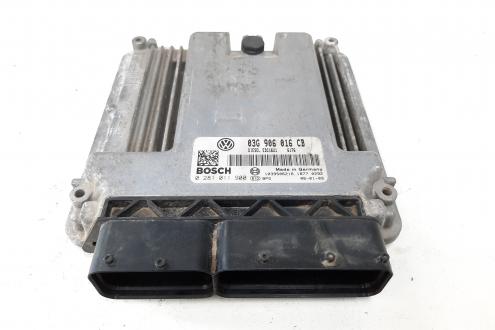 Calculator motor Bosch, cod 03G906016CB, 0281011900, Vw Touran (1T1, 1T2) 1.9 TDI, BKC (idi:538597)