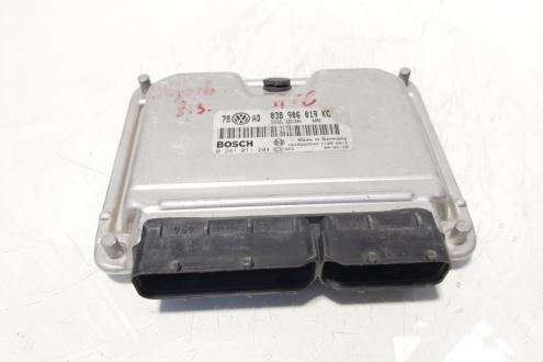 Calculator motor ECU, cod 038906019KC, 0281011204, Vw Passat Variant (3B6) 1.9 TDI, AVB (id:644828)