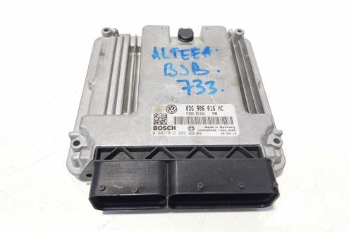 Calculator motor ECU, cod 03G906016HC, 0281012289, Seat Altea (5P1) 1.9 TDI, BJB (id:644886)