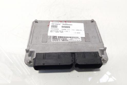 Calculator motor ECU, cod 06A906033ED, Audi A3 (8P1), 1.6 benz, BGU (idi:645009)