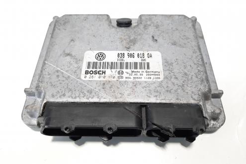 Calculator motor, cod 038906018GA, 0281010170, Audi A4 (8D2, B5) 1.9 TDI, AFN (idi:483433)