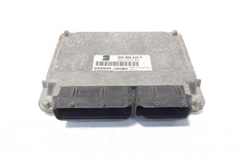 Calculator motor ECU Siemens, cod 03E906033P, 5WP4019607, VW Polo (9N), 1.2 benz, AZQ (idi:644671)