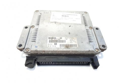 Calculator motor, cod 9635157080, 0281010248, Peugeot 206 SW, 2.0 HDI, RHY (idi:483631)