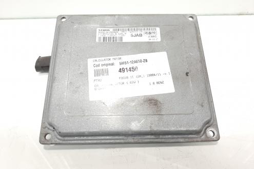 Calculator motor, cod 5M51-12A650-ZB, Ford Focus 2 Combi (DA) 1.6 benz, SHDA (idi:491450)