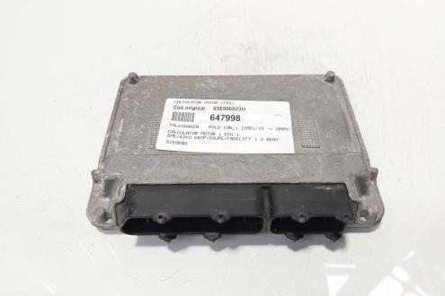 Calculator motor ECU Siemens, cod 03E906023D, VW Polo (9N), 1.2 benz, BME (id:647998)