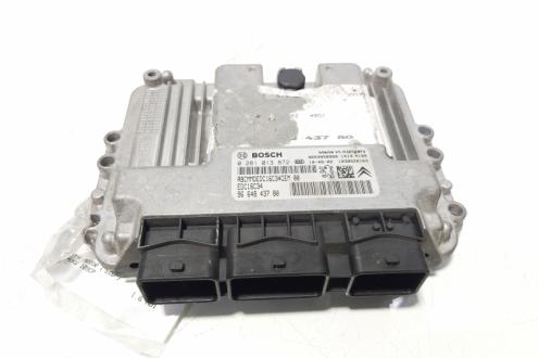 Calculator motor ECU, cod 9664843780, 0281013872, Citroen C4 (I) coupe, 1.6 HDI, 9HX (idi:364614)