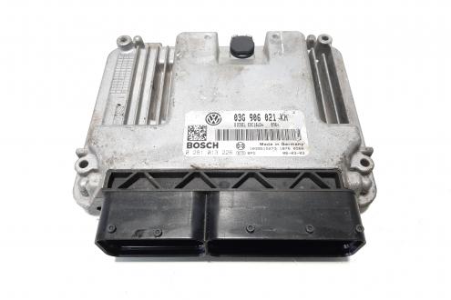 Calculator motor Bosch, cod 03G906021KH, 0281013226, VW Passat (3C2), 1.9 TDI, BXE (idi:483177)